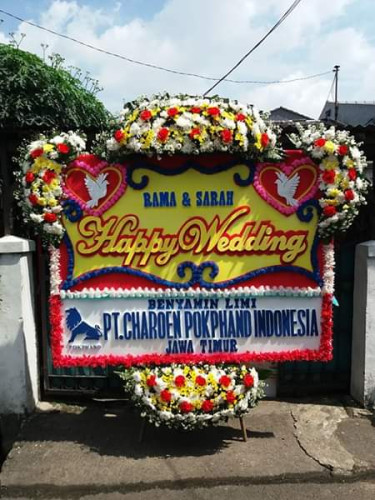 Karangan Bunga Pernikahan  di Belitung